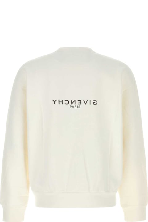 Givenchy for Men Givenchy White Cotton Sweatshirt