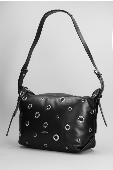 ウィメンズ新着アイテム Isabel Marant Leyden Shoulder Bag In Black Leather