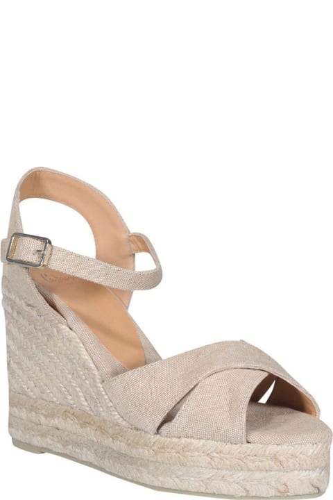Fashion for Women Castañer Blaudell Buckle-fastened Wedge Sandals