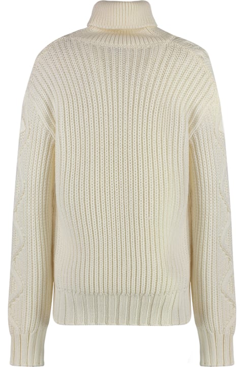 Moncler Sweaters for Women Moncler Virgin Wool Turtleneck Sweater