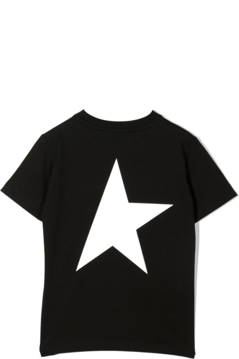 Golden Goose for Boys Golden Goose Star/ Boy's T-shirt S/s Logo/ Big Star Printed