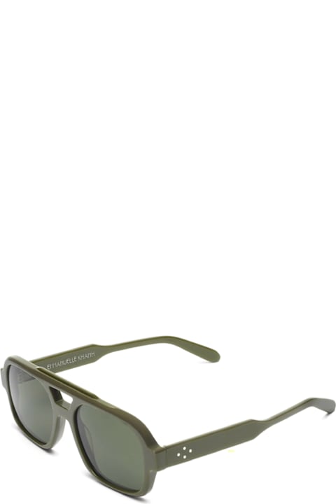 Homeware Emmanuelle Khanh Emmanuel Kahn Hero 375 Verde Oliva Sunglasses