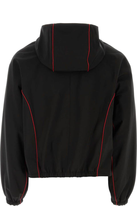 メンズ Ferragamoのコート＆ジャケット Ferragamo Black Polyester Blend Jacket