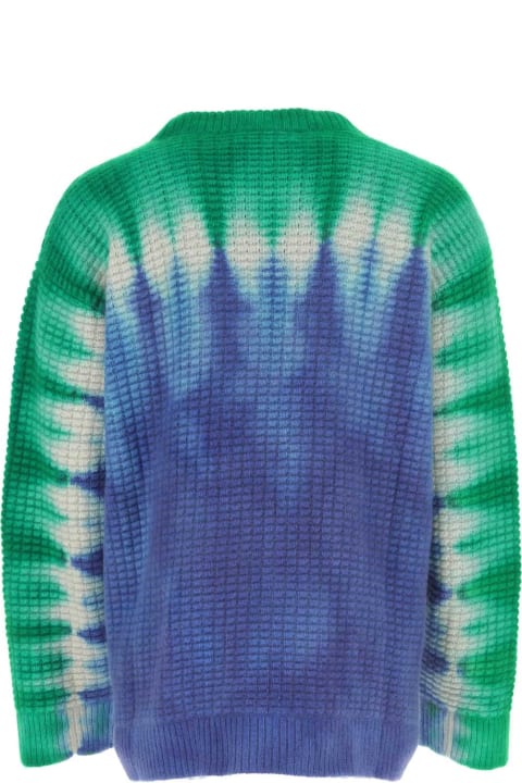 メンズ The Elder Statesmanのニットウェア The Elder Statesman Multicolor Cashmere Sweater