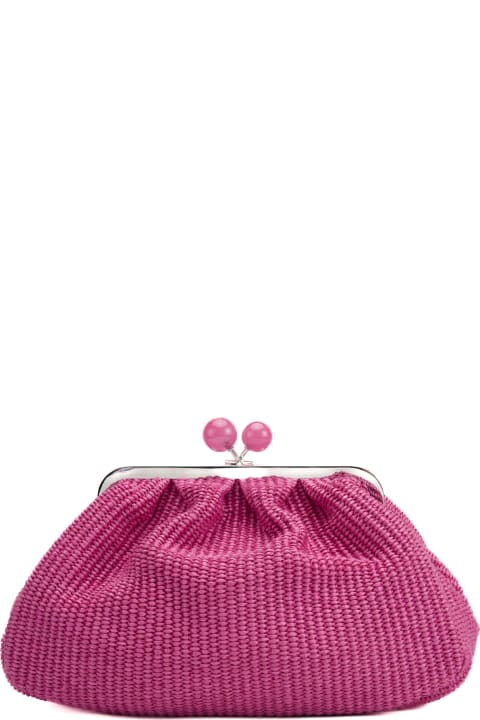 Clutches for Women Weekend Max Mara Medium Pasticcino Bag 'fortuna' In Raffia