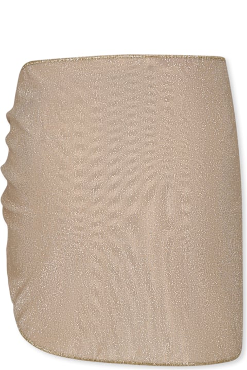 Swimwear for Girls MC2 Saint Barth Gold Cover-up For Girl