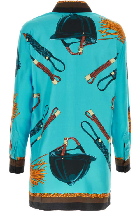 Gucci for Women Gucci Printed Twill Shirt