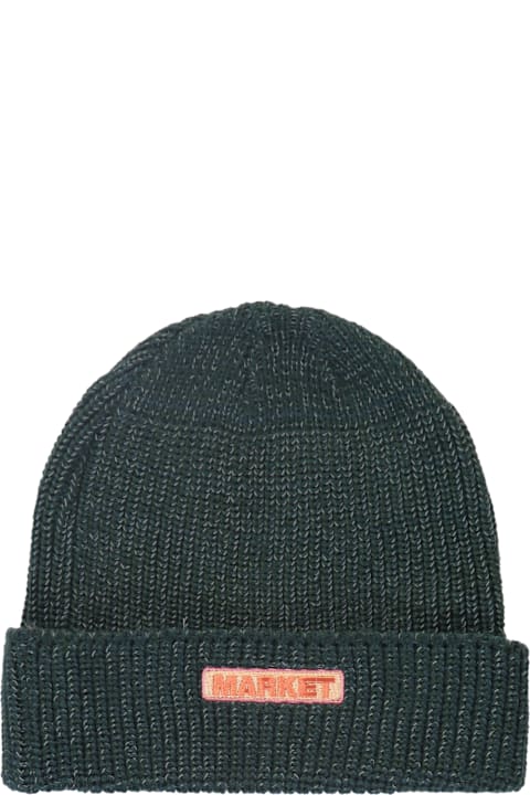 Market Hats for Men Market Ribbed Knit Beanie