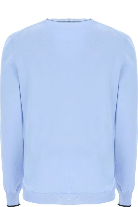 Light Blue Cotton Sweatshirt