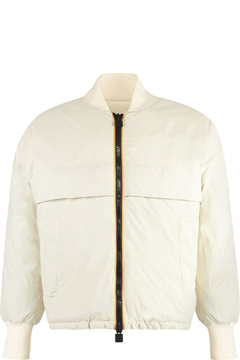K-Way Coats & Jackets for Men K-Way Bomber In Technical Fabric