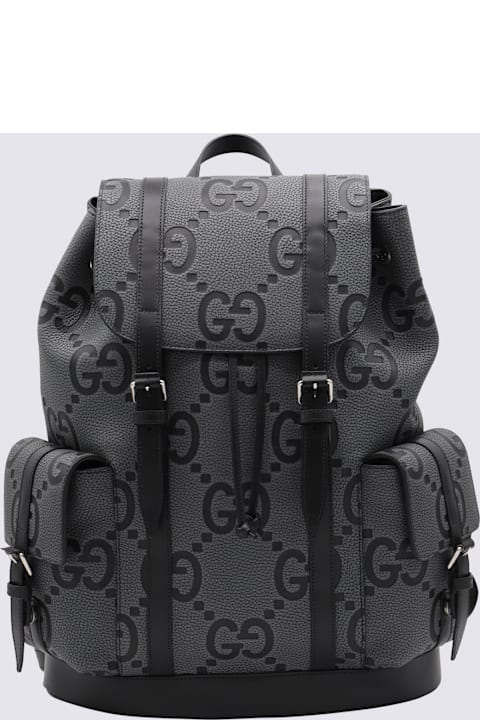 Sale for Men Gucci Dark Grey Leather Backpack