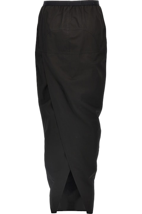 Skirts for Women Rick Owens 'pillar Long' Skirt