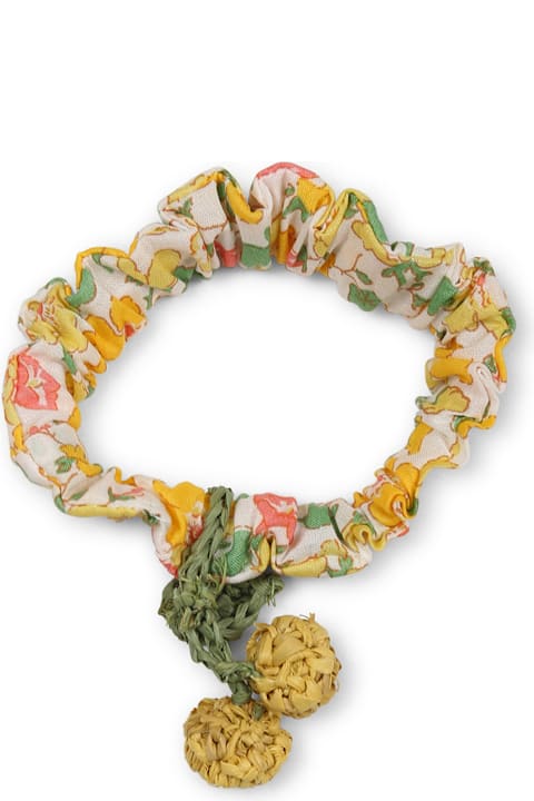 Bonpoint Accessories & Gifts for Girls Bonpoint Yellow Elastic For Girl With Cherries