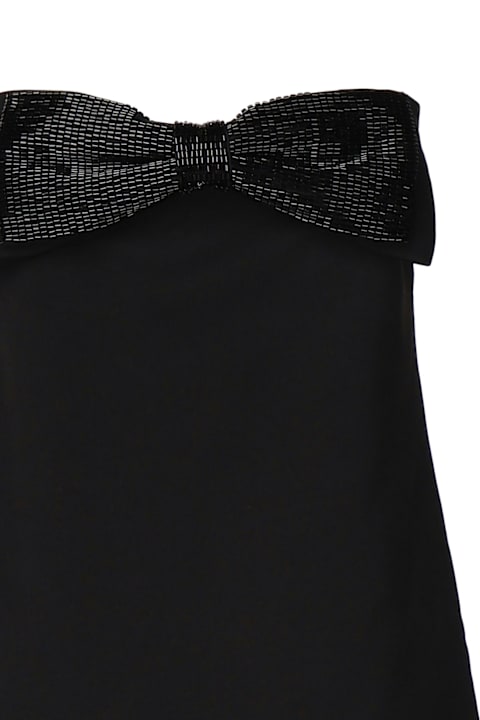 Homeware self-portrait Crepe Wrap Mini Dress