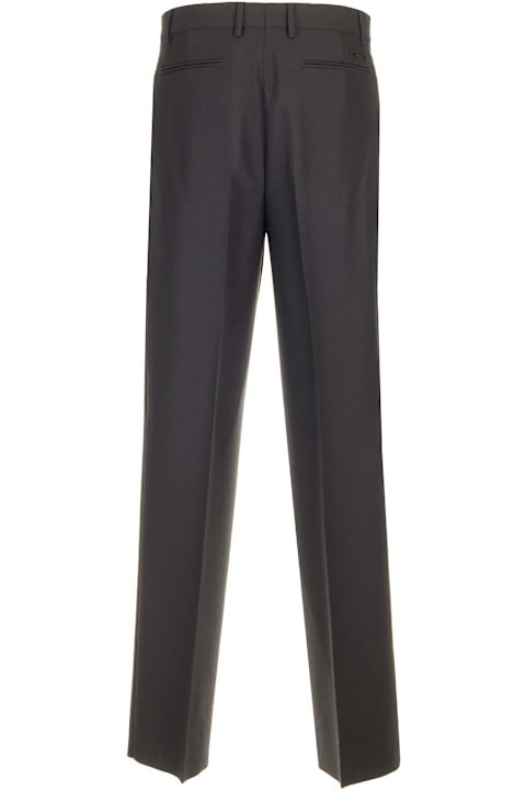 Versace Clothing for Men Versace Formal Trousers In Mohair Blend