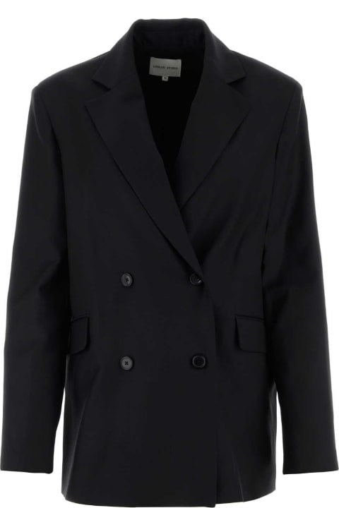 Loulou Studio Coats & Jackets for Women Loulou Studio Black Wool Donau Blazer