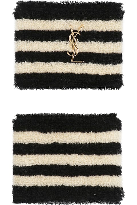 Saint Laurent Gloves for Men Saint Laurent Knitted Cuffs