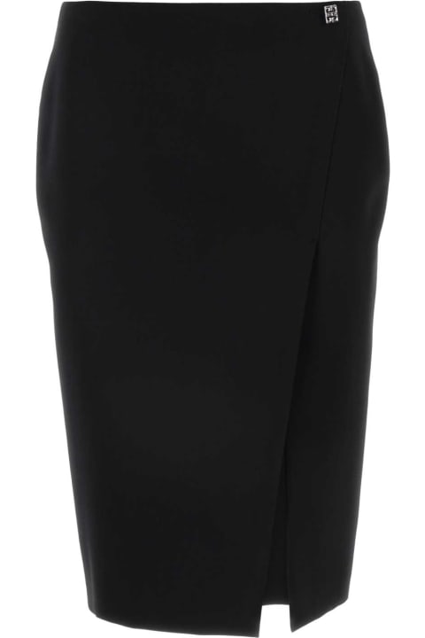 Fashion for Women Givenchy Black Wool Skirt