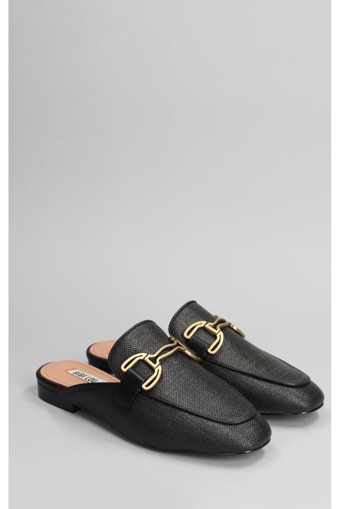 Shoes for Women Bibi Lou Vela Slipper Slipper-mule In Black Raffia