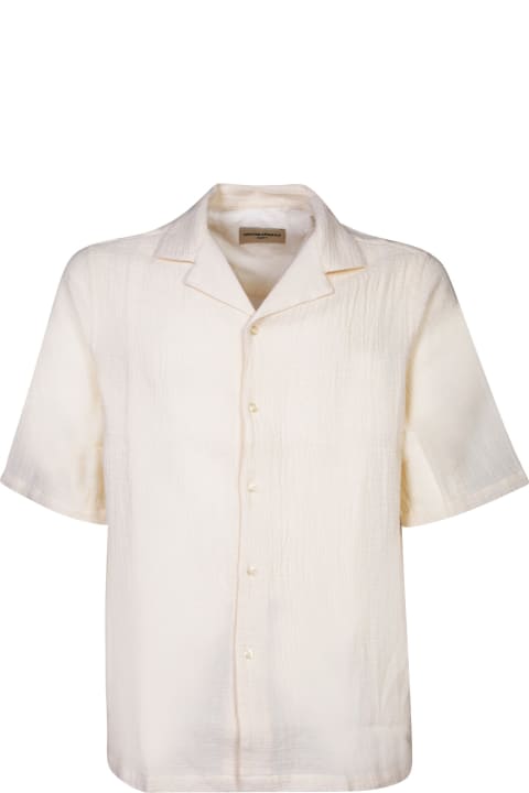 メンズ Officine Généraleのシャツ Officine Générale Short Sleeves White Shirt
