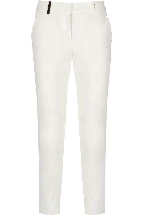 Peserico Pants & Shorts for Women Peserico Cotton Trousers
