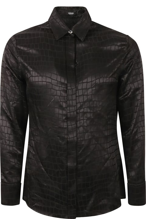 Versace Topwear for Women Versace Concealed Skinned Shirt