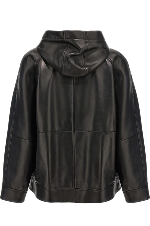 Coats & Jackets for Women Brunello Cucinelli 'monile' Hooded Jacket