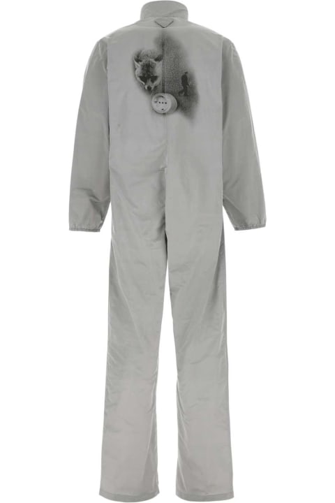 Prada Sale for Men Prada Grey Re-nylon Jumpsuit
