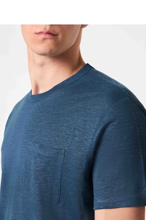 Fashion for Men MC2 Saint Barth Man Linen Jersey T-shirt