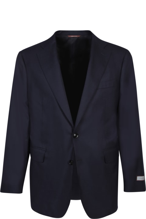 Canali Suits for Men Canali Capri Blue Cashmere Suit