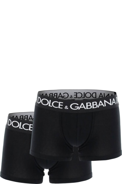 Underwear for Men Dolce & Gabbana Bi-pack Underwear Boxer