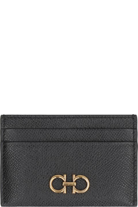 Ferragamo Wallets for Women Ferragamo Gancini Leather Card Holder