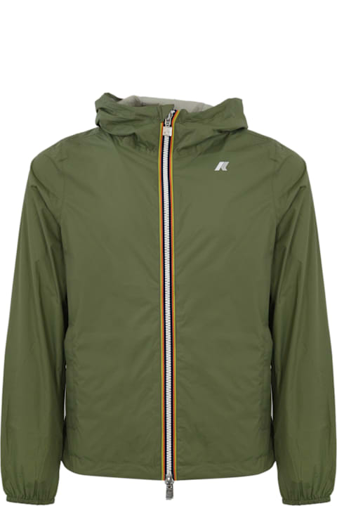 K-Way Clothing for Men K-Way Jake Plus.2 Reversible Jacket