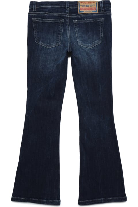 メンズ新着アイテム Diesel 1969 D-ebbey-j Trousers Jeans 1969 D-ebbey Bootcut Dark Blue With Abrasions