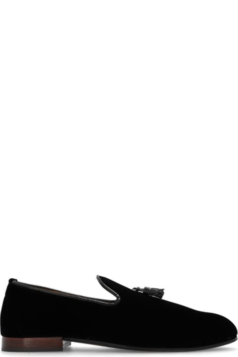 Fashion for Men Tom Ford Tassel-detail Almond-toe Velvet Loafers