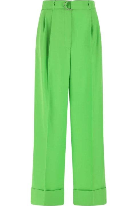 Miu Miu Pants & Shorts for Women Miu Miu Green Wool Pant