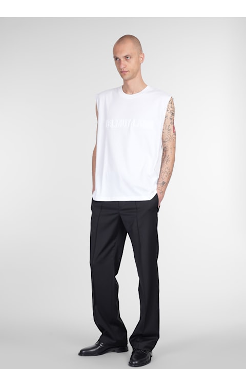 Helmut Lang Clothing for Men Helmut Lang Tank Top In White Cotton