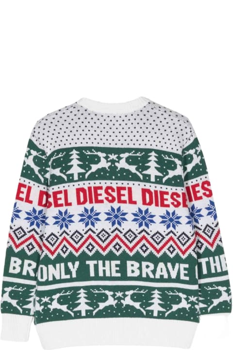 ガールズ Dieselのシャツ Diesel Multicolor Sweater Unisex