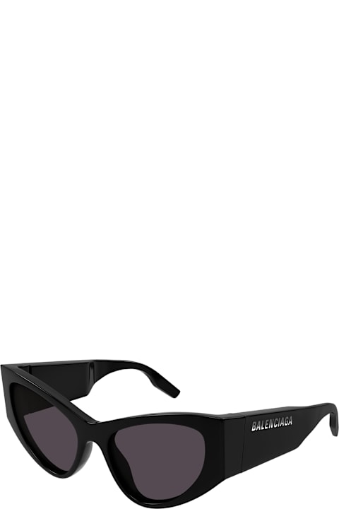 Homeware Balenciaga Eyewear Bb0300s-001 - Black / Led Logo Sunglasses