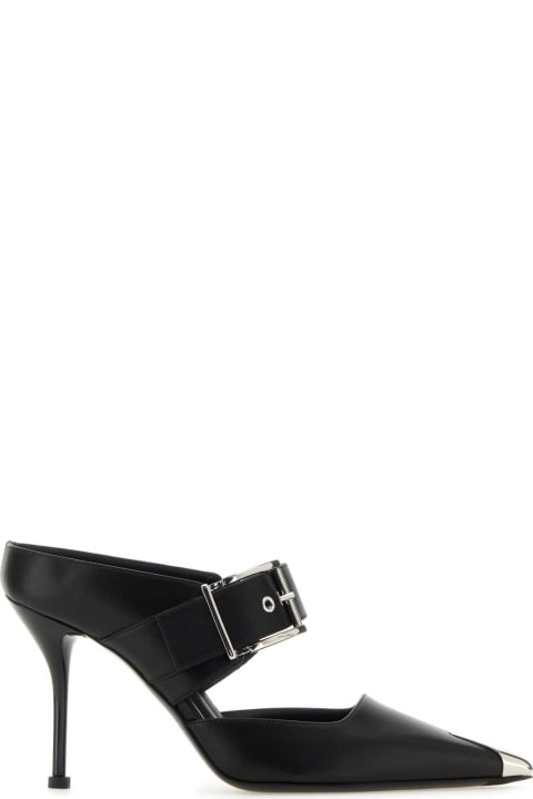 Sandals for Women Alexander McQueen Buckle Strapped Pointed-toe Pumps