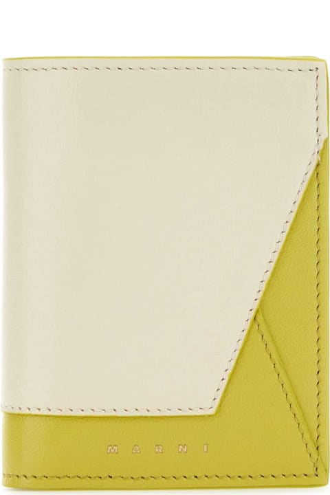 Wallets for Women Marni Two-tone Leather Wallet