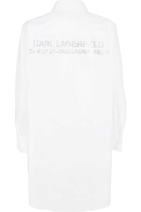 Karl Lagerfeld Topwear for Women Karl Lagerfeld Long Cotton Shirt