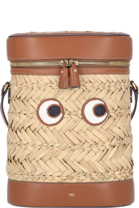 ウィメンズ Anya Hindmarchのトートバッグ Anya Hindmarch 'eyes Flask' Shoulder Bag
