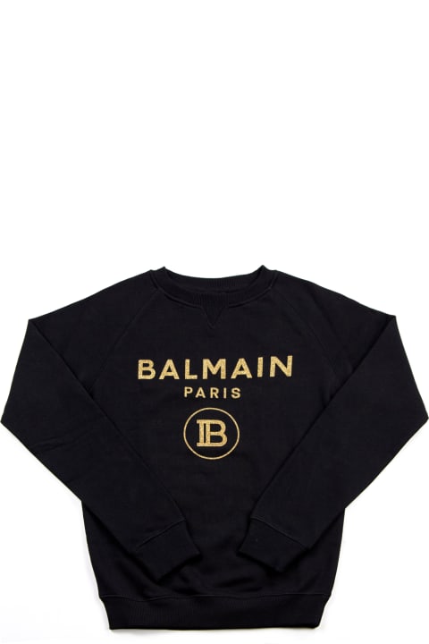Balmain for Kids Balmain Cotton Sweatshirt