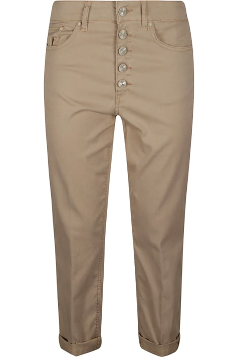 Fashion for Women Dondup Button Fitted Trousers