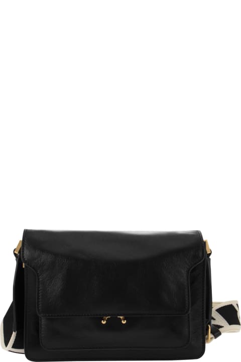 Shoulder Bags for Women Marni 'trunk Soft E/w' Black Cowhide Bag