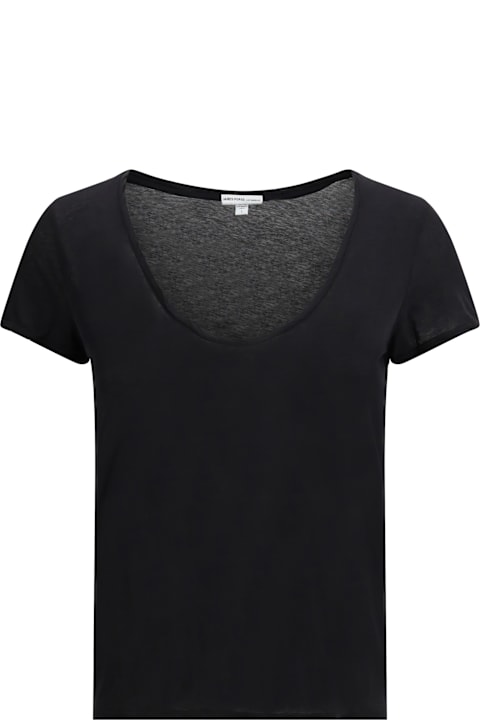 James Perse Clothing for Women James Perse Semi-transparent T-shirt