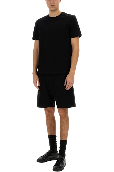 Helmut Lang لـ Kids Helmut Lang Embossed Logo T-shirt