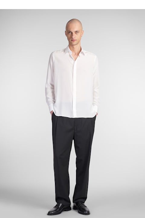 Laneus for Women Laneus Shirt In White Silk