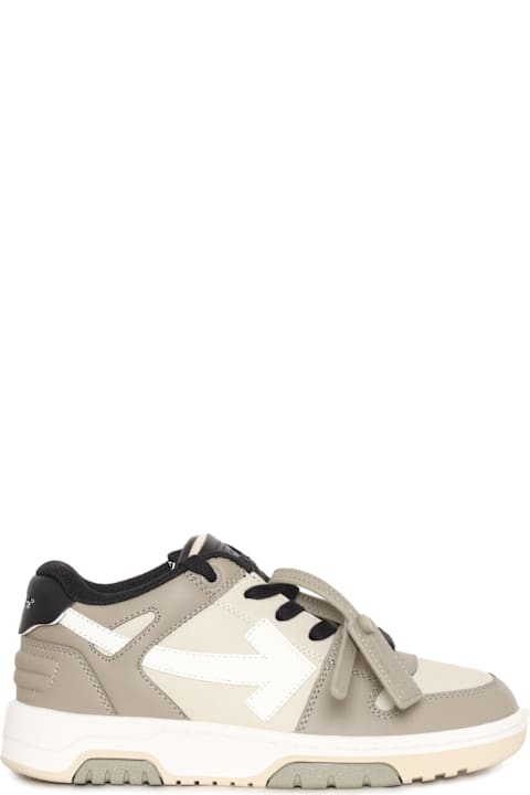 Off-White Shoes for Boys Off-White Out Of Office Olive Green - Light Brown